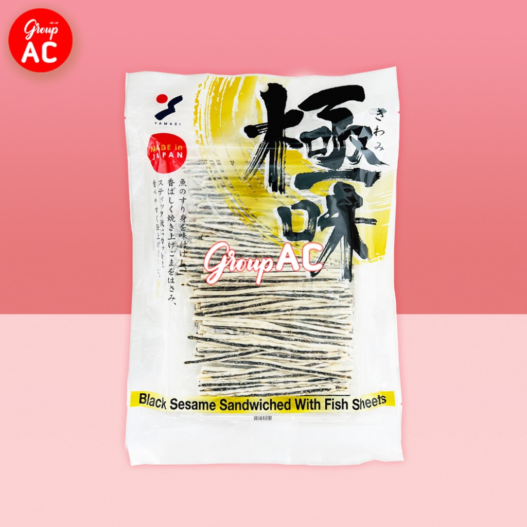 Yamaei Taro Goma Monogatari Snack Black - ยามาอิ ปลาเส้นงาดำญี่ปุ่น ทาโร่งาดำญี่ปุ่น