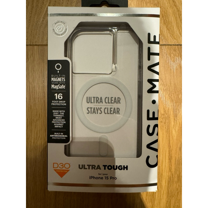 เคส Case-Mate รุ่น Ultra Tough Plus D3O Clear with Magnetic เคสสำหรับ iP15pro