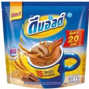ดีมอลต์ มอลต์สกัดรสช็อกโกแลต 3in1 30 กรัม