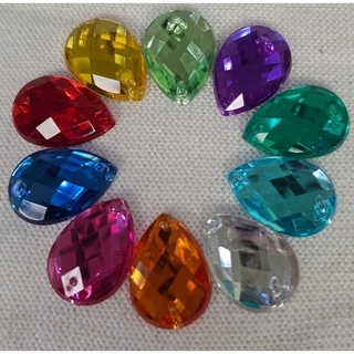 DP4 พลอยหยดน้ำขนาด 13x18mm. จำนวน 50 ชิ้น