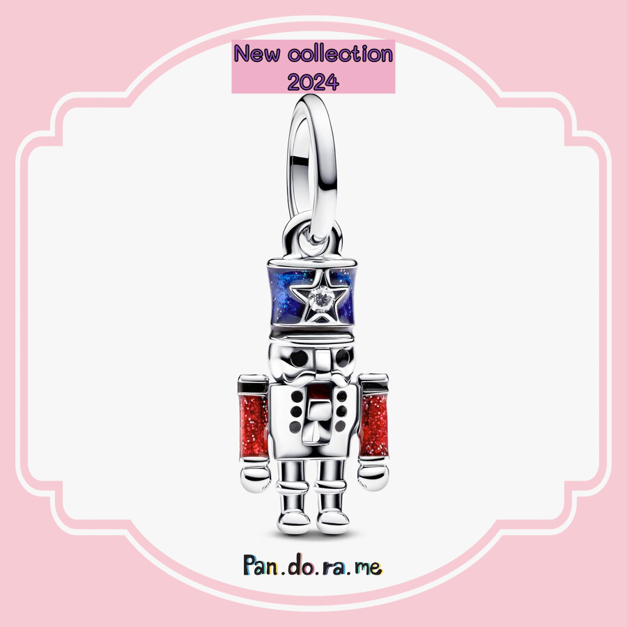 [พร้อมส่ง สินค้าแท้ ] New collection 2024 Moveable Nutcracker Dangle Charm