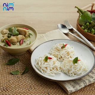 เส้นไข่ขาว (ถุงน้ำเงิน) ตรา นิ่มนิ่ม โปรตีนสูง 12 กรัม ไร้แป้ง ไร้ไขมัน