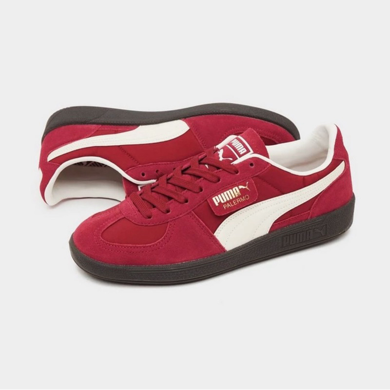 รับประกันของแท้ Puma Palermo “intense red" พรีออเดอร์ 14day