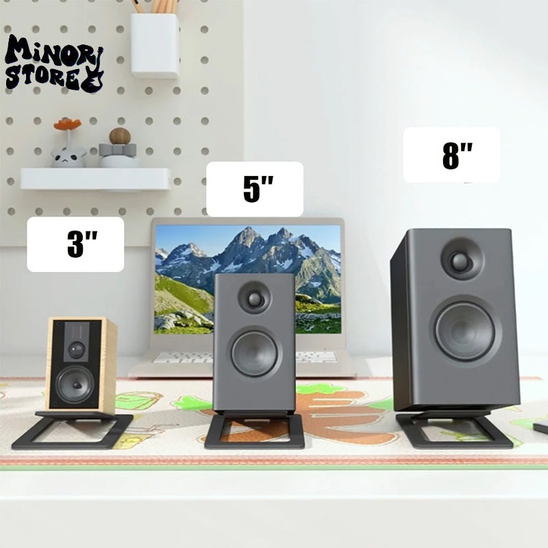 (รุ่นหนากว่าปกติ) ส่งฟรี ⚡ Minor ST-05 Speaker stand ขาตั้งลำโพง ขนาดเล็ก-กลาง-ใหญ่ ขาตั้งลำโพง ขาตั้งลำโพงคอม