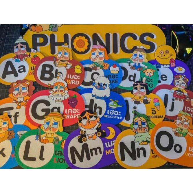 สื่อแต่งห้องเรียน Cry baby phonics