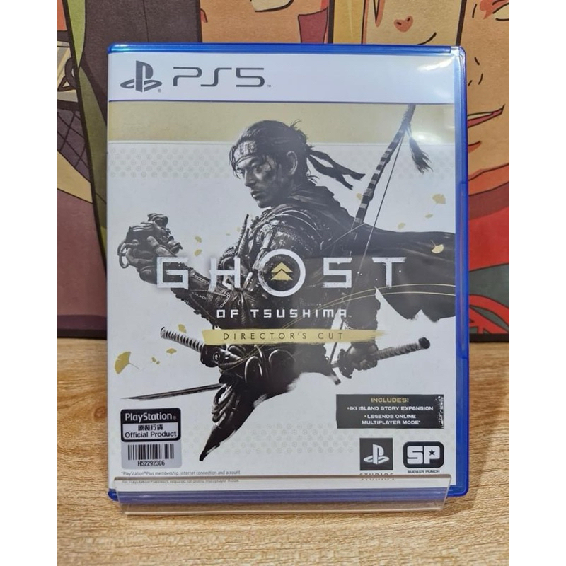 แผ่นเกมส์ Ps5 (PlayStation 5) เกมส์ Ghost of tsushima.
