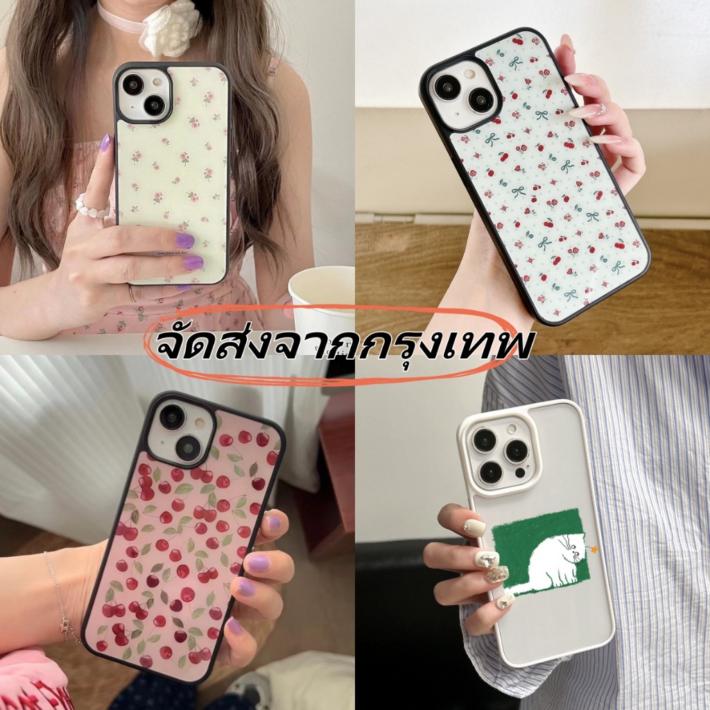 พร้อมส่ง เคสโทรศัพท์มือถือ iPhone 11 13 12 วัสดุอะคริลิค กระชับ กันกระแทก เคส สําหรับ iPhone 16 Pro Max 16Pro 15 14 13