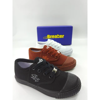 🌟มีบิลใบเสร็จเบิกได้📜✅รองเท้านผ้าใบนักเรียนเบรกเกอร์ BREAKER รุ่น4x4 พื้นเขียว กับลื่น ใส่สบาย ทนทาน