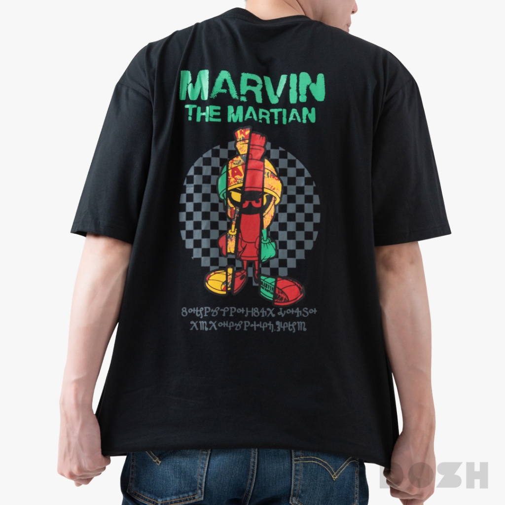 DOSH-UT MEN'S OVERSIZED T-SHIRTS BATMAN เสื้อยืดโอเวอร์ไซส์ 1FLBMT5073-BL (S-2XL)