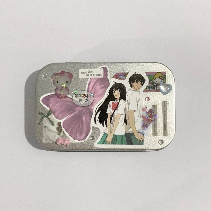 🍥Kimi ni todoke tin wallet 🍀 สั่งงาน custom มีลายแค่ฝาด้านนอก 100฿ มีลายทั้งฝาด้านนอกและด้านใน 120฿