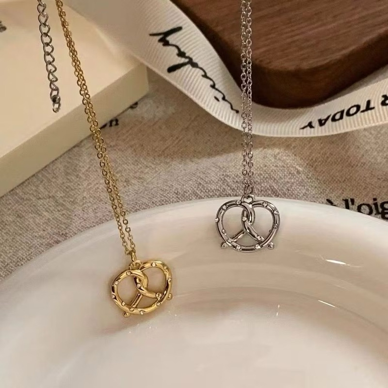 pretzel necklace - morning.earrings