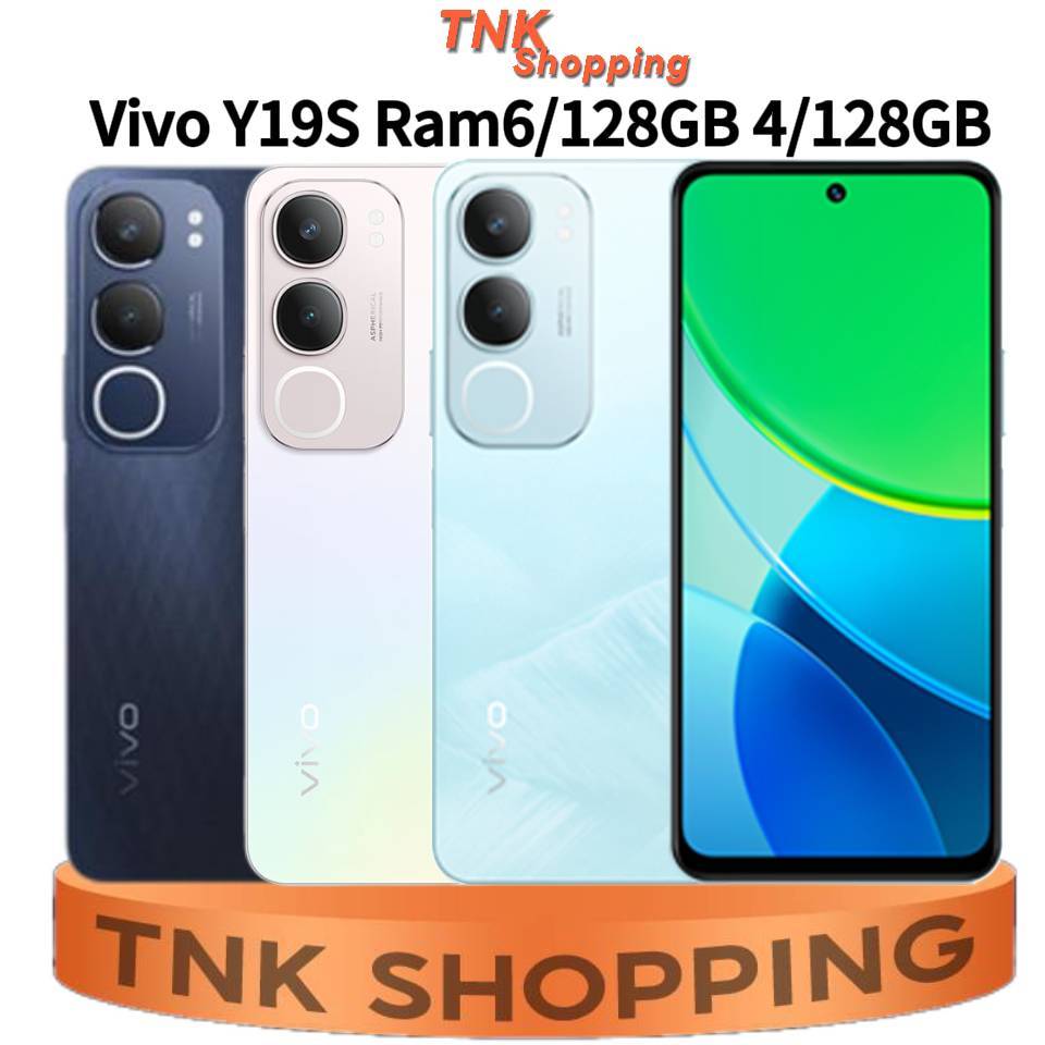 VIVO Y19S Ram6+128GB/ 4+128GB แบตเตอรี่ 5,000 mAh (Standard Battery) - รองรับชาร์จไว 18W (Fast Charging) ประกันศูนย์ไ1ปี