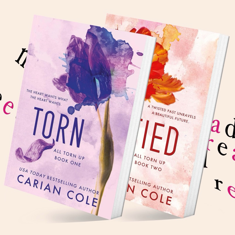 Torn #1 / Tied #2 by Carian Cole (หนังสือภาษาอังกฤษ)