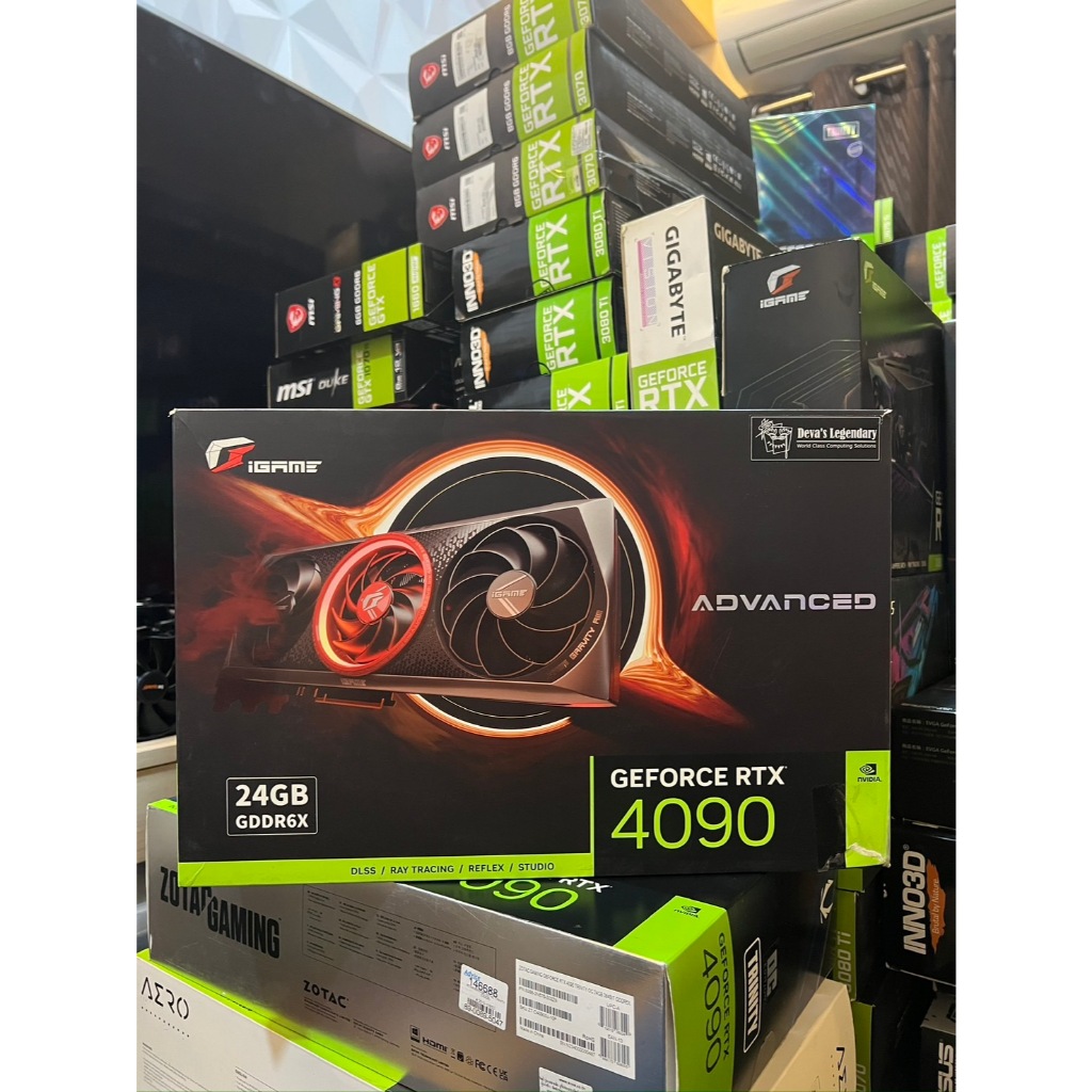 กล่องเปล่า COLORFUL RTX 4090 ADVANCED OC-V 24GB GDDR6X
