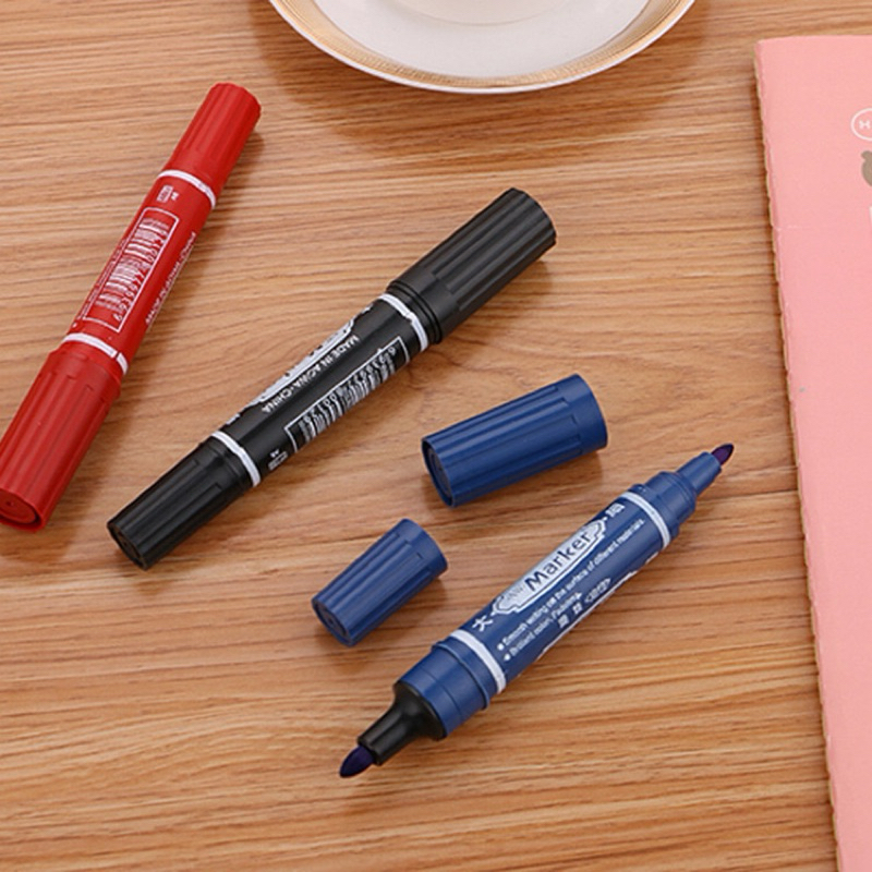 ปากกาเคมี150 หัวกลม สีชัด มี2หัวในด้ามเดียว มาร์คเกอร์ POP