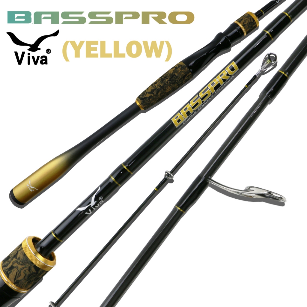 คันเบ็ด VIVA BASSPRO (YELLOW)