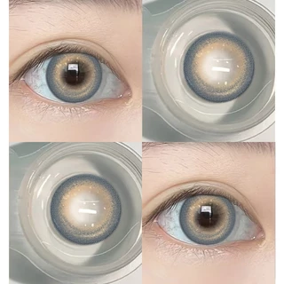 คอนแทคเลนส์ จัดส่งจากไทย สีเทา/น้ำตาล ไซส์บิ๊กอาย ตาหวาน ตาหวาน