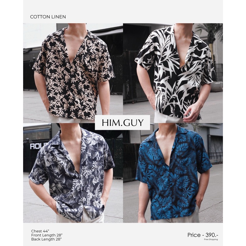 HIM.GUY เสื้อฮาวาย (Hawii shirt)