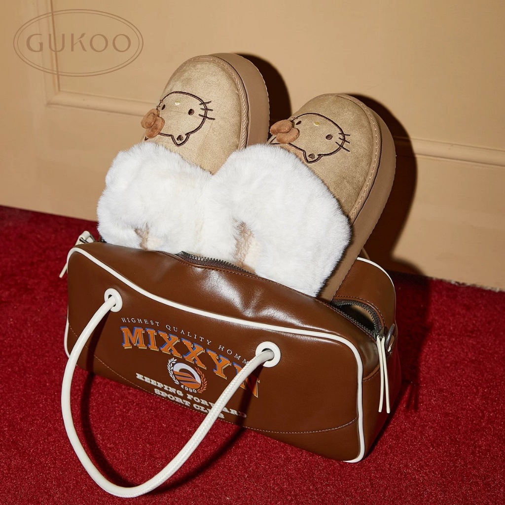(Preorder) รองเท้าสลิปเปอร์ Gukoo x Hello Kitty Slipper #02