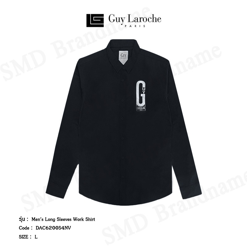 Guy Laroche เสื้อเชิ้ตแขนยาว รุ่น Men's Long Sleeves Work Shirt Code: DAC6200S4NV