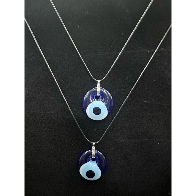 สร้อยคอ Evil Eye แท้จากตุรกี Evil Eye เป็นแก้ว Hand made ขนาด 3 cm