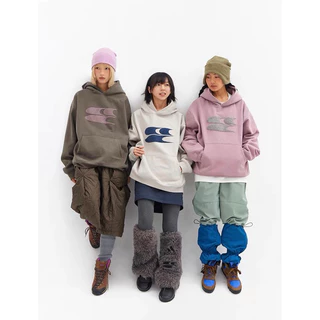 CryingCenter เสื้อกันหนาวแขนยาวฮู้ดดี้ Warmer Hoodie 2024 Skiing Collection (เปิดล็อตการผลิตใหม่ปี 2026💖)