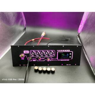 ชุดเพลท TB21   เดินระบบไฟ ไม่เอาแอมป์  วัดแบตดิจิตอล มีไฟled