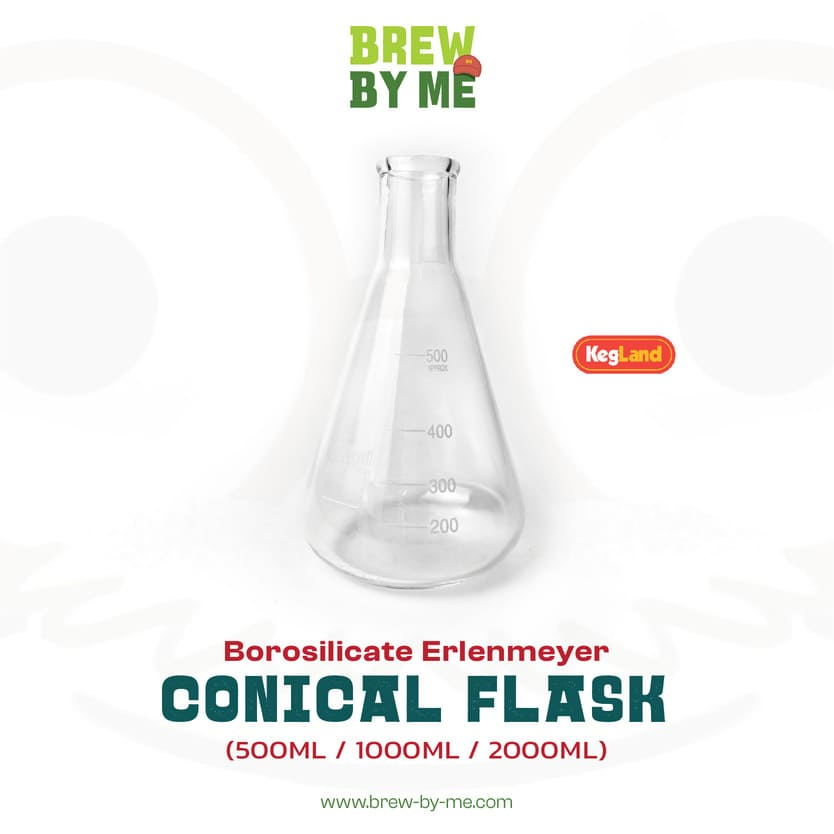 Borosilicate Erlenmeyer Conical Flask ขวดรูปชมพู่