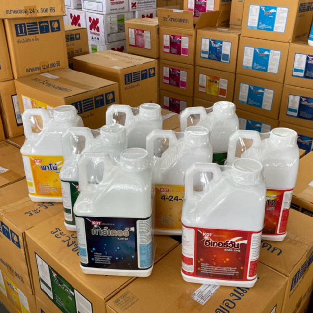 KGT  ขนาด 5 ลิตร ยาทุเรียน ลำไยเคจีที วาคุ / การ์เตอร์ / อีเกอร์วัน / พาโน่ / บลูก้า / 21-3-3 / 12-1