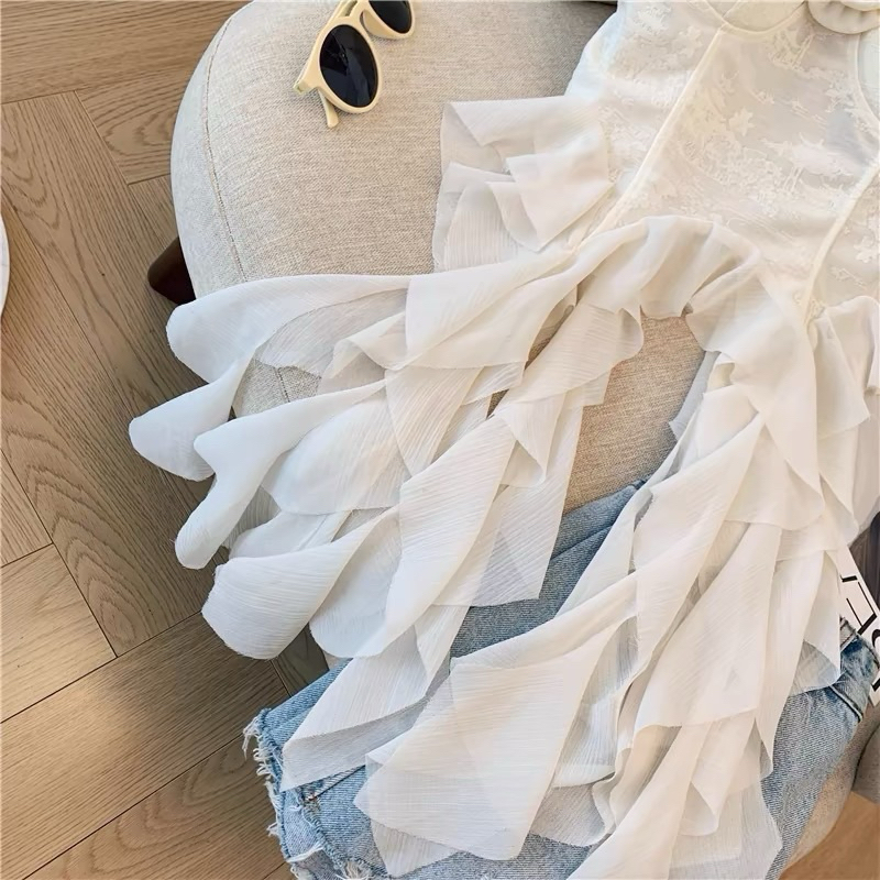 สายเดี่ยวมีบราหางปลาใส่ออกเดทน่ารักๆปนเซกซี่สาวสายเกาสายฝอใส่เริ่ดๆยืดเยอะได้ถึงอก40นิ้วสาวไซส์sถึงสาวไซส์xl ก็ใส่ได้