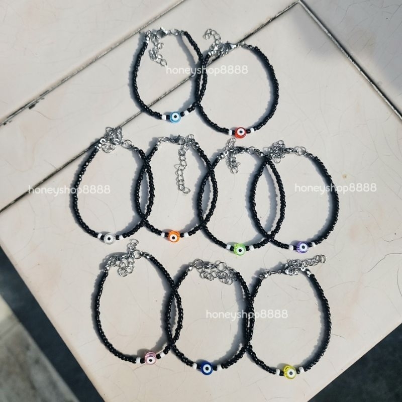 Evil Eye (Ver.2) กำไลลูกปัดอีวิลอาย งานแฮนเมด