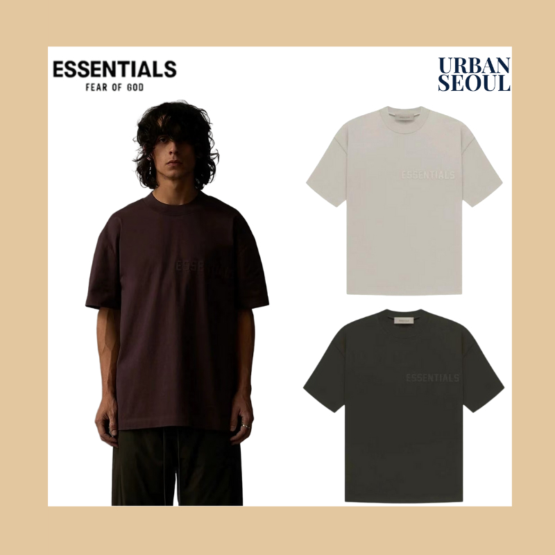 ของแท้ 100% New เสื้อยืด Fear of God Essentials FW22 เสื้อยืด Top crewneck ผ้าฝ้าย ผู้ชาย แฟชั่น สไตล์เกาหลี จัดส่งทั