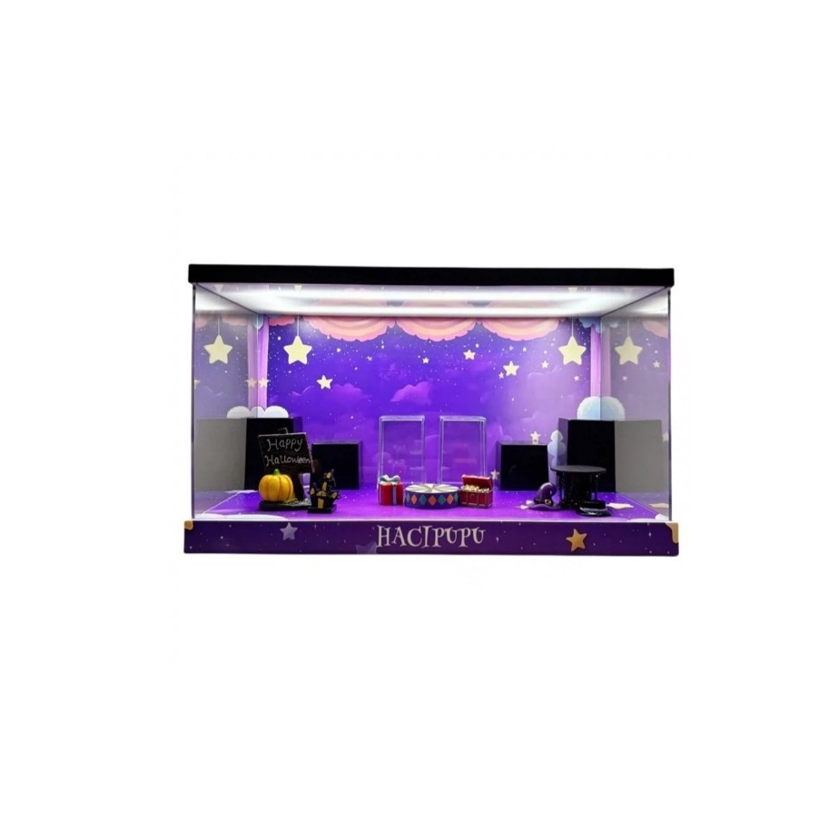 Showcase HACIPUPU Night Of Fantasy 100% ตู้โชว์โมเดล กล่องอคิลิคพร้อมอุปกรณ์ประกอบฉาก