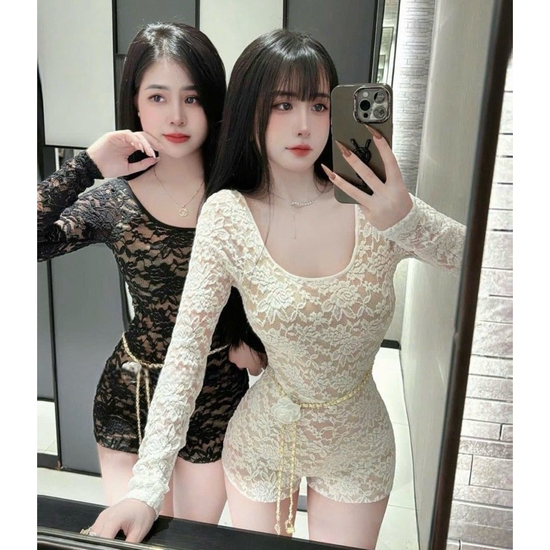 Teera พร้อมส่ง จั๊มสูท สุดแซ่บ สไตล์สายฝอ’ หลังเว้าลึก ดีเทลผูกเชือกคาดหลัง ผ้าลูกไม่ยืดงานเย็บซับในทั้งชุด goodluck