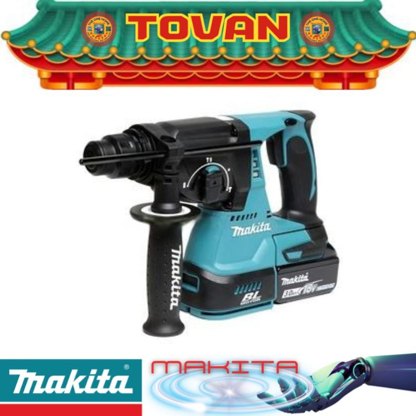 MAKITA รุ่น DHR242RFE  สว่านโรตารี่ไร้สาย 18 โวลต์ # ออกใบเสร็จ-ใบกำกับภาษีได้ครับ