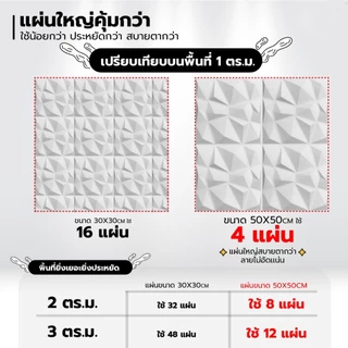 แผ่นติดผนัง 3D PVC ความหนาแน่นสูง ตกแต่งผนัง โมเดิร์น สำหรับสำนักงาน & ห้องนอน