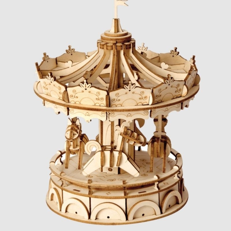 [Lot4]​ Robotime​ Rolife​ DIY Series​ 3D​ wooden puzzle​ ตัวต่อไม้