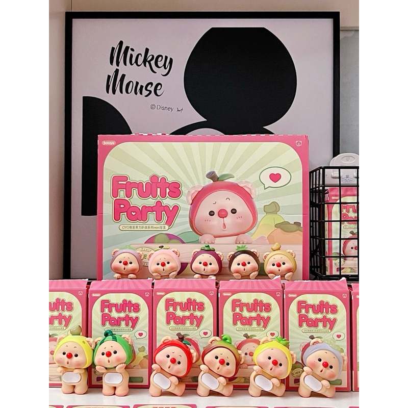 (พร้อมส่ง)[แยกตัว]กล่องสุ่มที่ติดโทรศัพท์OYO Fruits Party