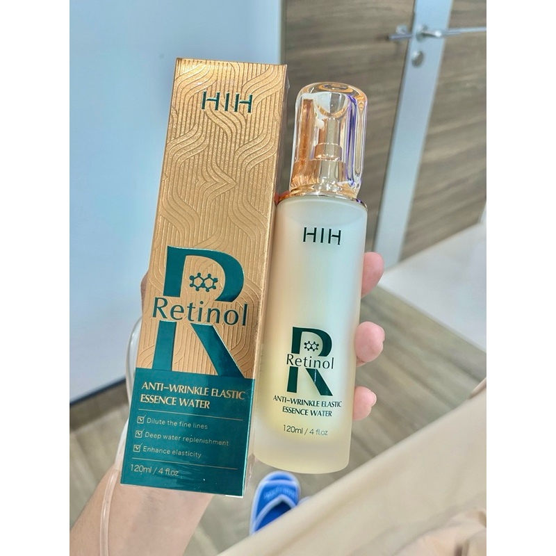 HIH RETINOL ANTI-WRINKLE ELASTIC ESSENCE WATER เอช ไอ เอช เรตินอล แอนตี้-ริงเคิล อิลาสติก เอสเซ้นส์ วอเทอร์ ขนาด120ml