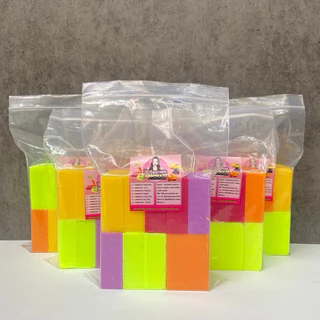 สบู่กกลูต้าเร่งใส สบู่ระเบิดขี้ไคล 10 ก้อน 500 กรัม แถมตาข่ายใบใหญ่ 1ใบ