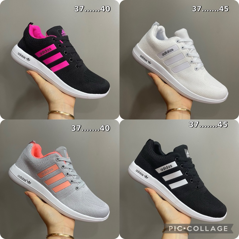 สินค้าพร้อมส่ง รองเท้า ผ้าใบวิ่ง ผู้ชาย ผู้หญิงมี37-45
