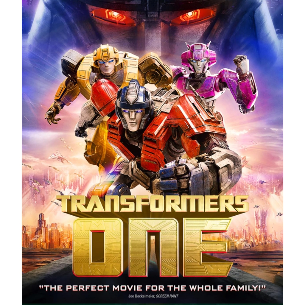 Bluray เสียงไทย มาสเตอร์ บลูเรย์ Transformer One ทรานส์ฟอร์เมอร์ส 1 แผ่นมาสเตอร์โซน 3