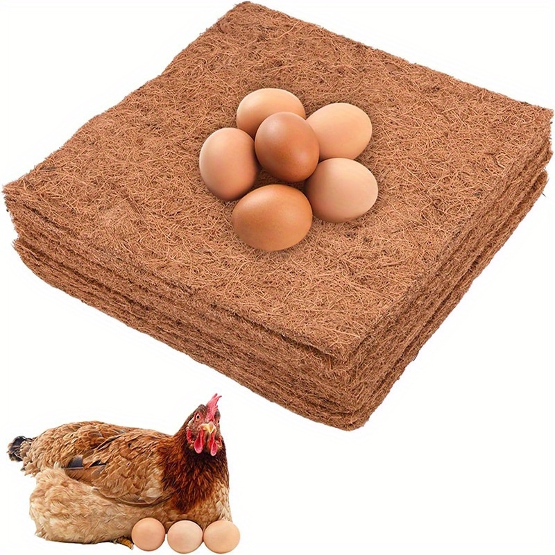 แผ่นรองรังไก่ ใยมะพร้าวอันแผ่น ระบายอากาศได้ดี แผ่นรองที่นอนสัตว์เลี้ยง ขนาด 30x50cm ธรรมชาติมาก