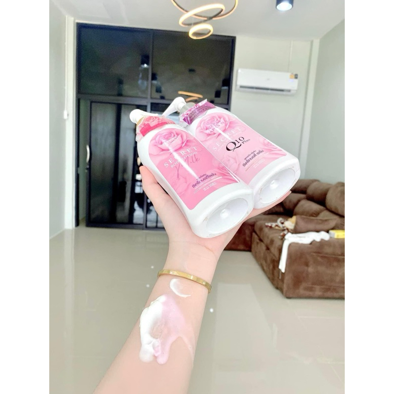 (ลด50%+ส่งฟรีกดในไลฟ์)โปรนมหอม+พิเทร่า บูสผิวสวย