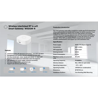 ทูย่าไฮแมนตรวจความร้อนแจ้งเตือนอัจฉริยะ Tuya Heiman Heat Sensor and Alarm with Wireless interlink