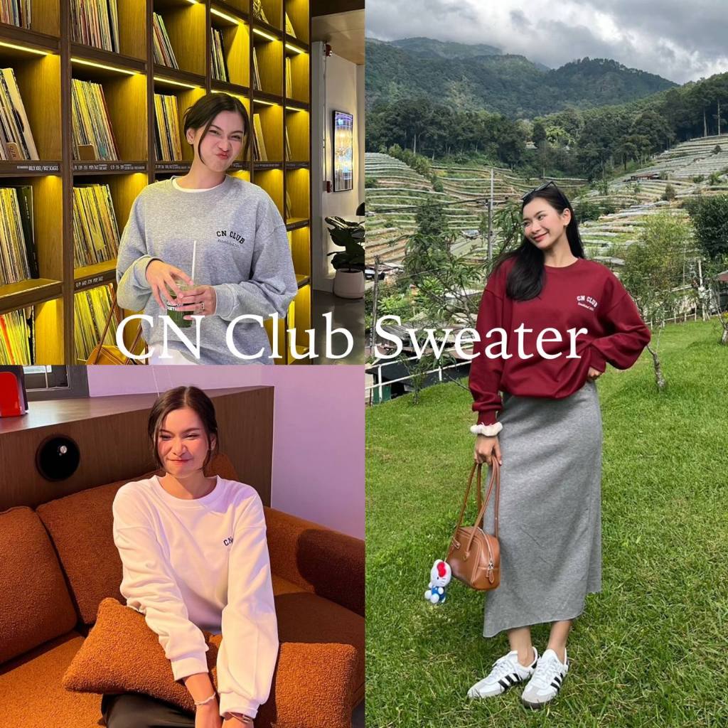 CHANEE | CN Club Sweater เสื้อสเวตเตอร์ Unisex (CN248) 750.-