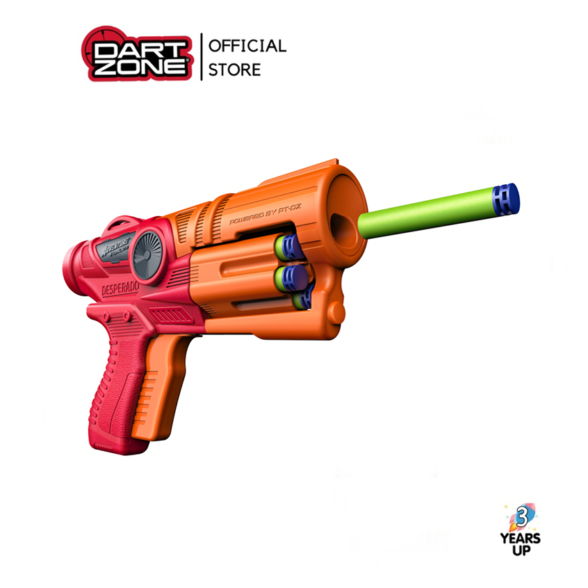 ปืนของเล่น DART ZONE® ปืนกระสุนโฟม ดาร์ทโซน ยิงแรง MAX Delta Pro Dart Blaster 120 FPS ของเล่นเด็ก
