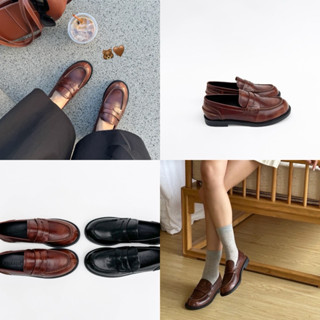[พร้อมส่ง] WEAR.SOUL #S596 Classic Penny Loafers รองเท้าโลฟเ…