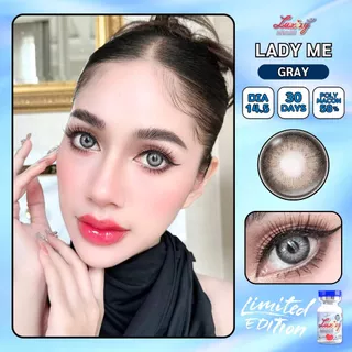 🔥คอนแทคเลนส์ Limited✨Lady Me ✨ขนาดกลาง✨Luxzylens✨Brown / Gray / Blue
