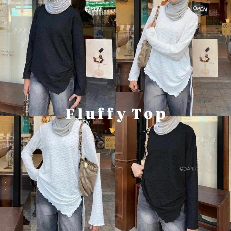 fluffy top | เสื้อแขนยาว ꔚ ꕁ
